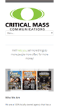 Mobile Screenshot of criticalmass.co.nz