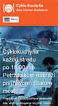 Mobile Screenshot of cyklokuchyna.criticalmass.sk